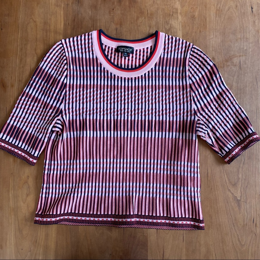 Topshop Patterned Top - Picture 5 of 5